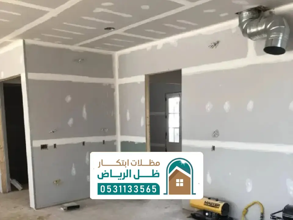 حائط ملحق خارجي اسمنت بورد الرياض